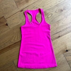 Lululemon Cool Racerback Vivid Pink Size 6 EUC